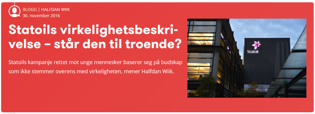 Kronikken er også publisert i nettmagasinet Energi og Klima.